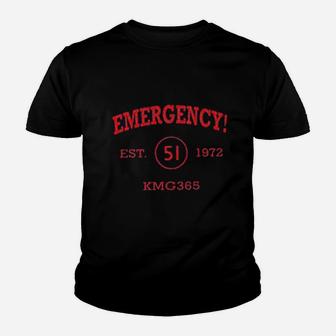 Emergency Athletic Vintage Firefighting Youth T-shirt | Crazezy