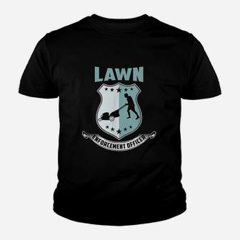 Enforcement Officer Lawn Youth T-shirt | Crazezy CA