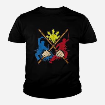 Eskrima Arni Kali Martial Arts Philippines Filipino Design Youth T-shirt | Crazezy