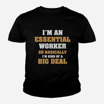 Essential Worker Youth T-shirt | Crazezy DE