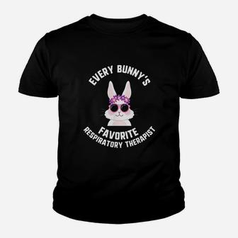 Every Bunnys Favorite Respiratory Therapist Youth T-shirt | Crazezy CA