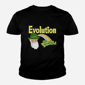 Evolution It Is Naturally Selective Youth T-shirt | Crazezy