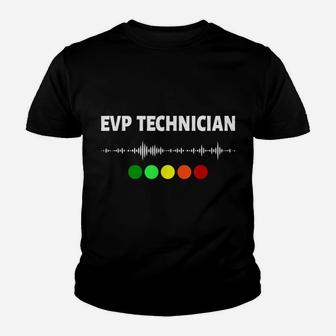 Evp Technician Paranormal Investigator Ghost Hunter Hunting Youth T-shirt | Crazezy