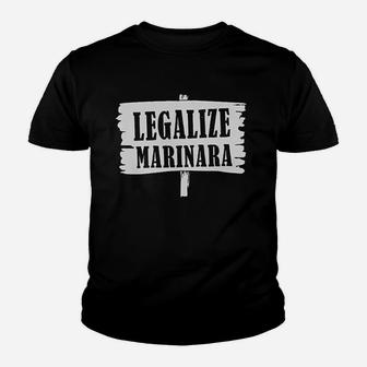 Express Design Group Legalize Marinara Youth T-shirt | Crazezy