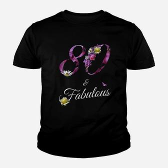 Fabulous 80 Year Old Youth T-shirt | Crazezy CA