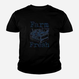 Farm To Table Fresh Cute Vegetables Farmers Market Youth T-shirt | Crazezy DE