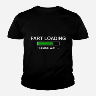 Fart Loading Please Wait Youth T-shirt | Crazezy UK