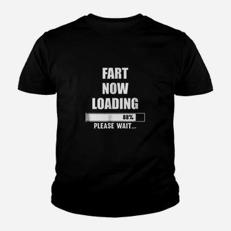 Fart Now Loading Please Wait Youth T-shirt | Crazezy AU