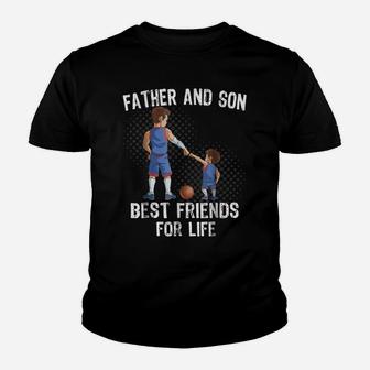 Father And Son Best Friend For Life Basketball Gift Youth T-shirt | Crazezy