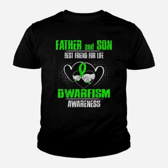 Father And Son Best Friend Of Life Dwarfism Awareness Youth T-shirt | Crazezy