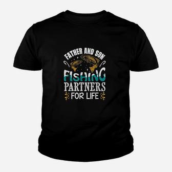Father And Son Fishing Partners For Life Father Gift Youth T-shirt | Crazezy AU