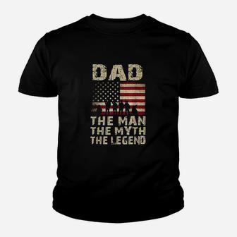 Father Day Dad The Man Myth Legend Youth T-shirt | Crazezy AU