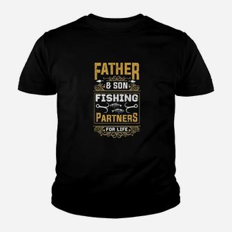 Father Son Fishing Partners For Life Matching Outfits Gift Youth T-shirt | Crazezy