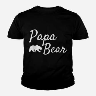 Fathers Day Gift From Daughter Son Kids Wife - Men Papa Bear Youth T-shirt | Crazezy AU