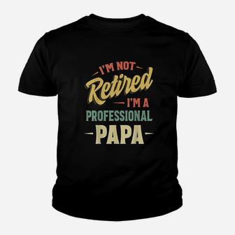 Fathers Day Professional Papa Youth T-shirt | Crazezy