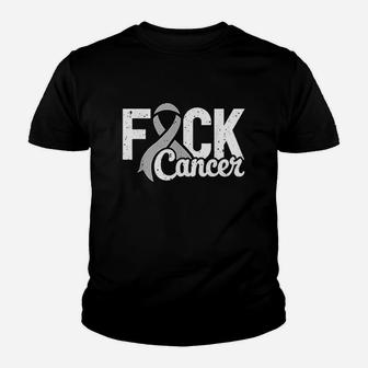 Fck Brain Awareness Ribbon Youth T-shirt | Crazezy CA