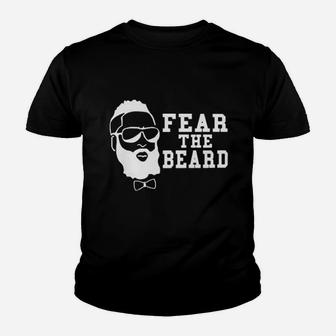 Fear The Beard Basketball Youth T-shirt | Crazezy