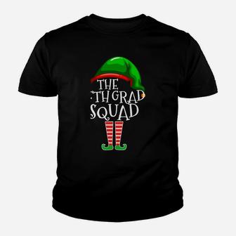 Fifth Grade Squad Elf Group Matching Christmas Gifts Teacher Sweatshirt Youth T-shirt | Crazezy AU