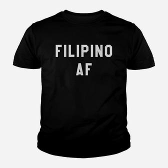 Filipino Af Funny Pinoy Philippines Youth T-shirt | Crazezy