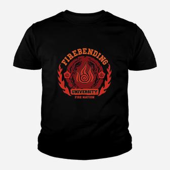 Firebending University Nation Youth T-shirt | Crazezy UK