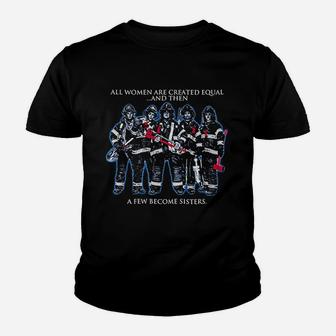 Firefighter Department Fire Dog First In Last Out Youth T-shirt | Crazezy CA
