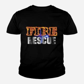 Firefighter Fire Department Dragon Youth T-shirt | Crazezy