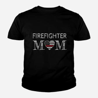 Firefighter Mom Youth T-shirt | Crazezy AU