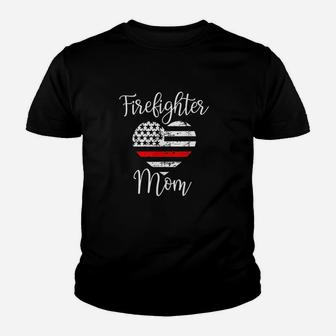 Firefighter Mom Youth T-shirt | Crazezy AU