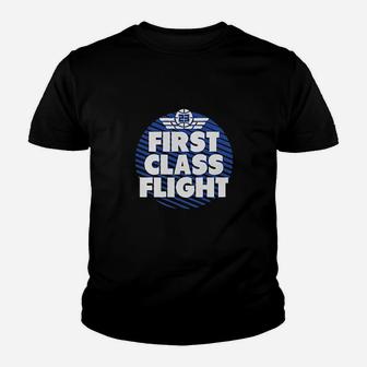 First Class Flight Youth T-shirt | Crazezy DE
