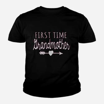 First Time Grandmother Youth T-shirt | Crazezy UK