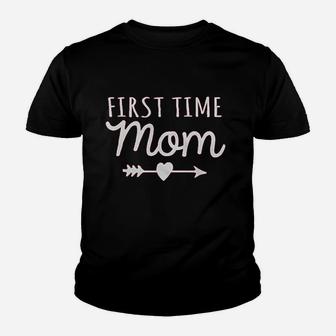 First Time Mom Youth T-shirt | Crazezy