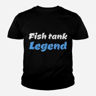 Fish Tank Aquarium Legend Aquarist Gift Tee Youth T-shirt | Crazezy