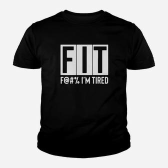 Fit Im Tired Youth T-shirt - Monsterry DE