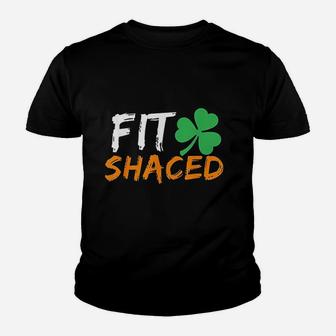 Fit Shaced Funny Irish St Patricks Day Youth T-shirt - Thegiftio UK