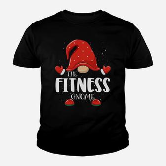 Fitness Gnome Matching Family Group Christmas Pajama Sweatshirt Youth T-shirt | Crazezy