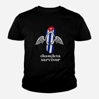 Flying Survivor Cuban Flag Youth T-shirt | Crazezy CA