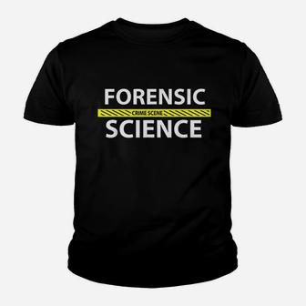 Forensic Science Crime Scene Tape Youth T-shirt | Crazezy UK