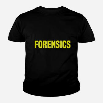 Forensics Crime Youth T-shirt | Crazezy DE