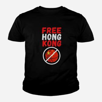 Free Hong Kong Basketball Youth T-shirt | Crazezy