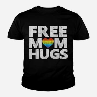 Free Mom Hugs Tshirt, Free Mom Hugs Rainbow Gay Pride Tshirt Youth T-shirt | Crazezy DE