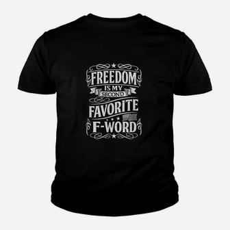Freedom Is My Favorite Patriotic Youth T-shirt | Crazezy AU