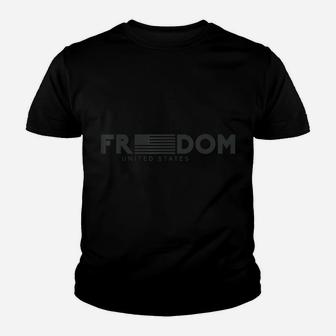 Freedom United States Cool Army Veteran Day Gift Tee Youth T-shirt | Crazezy