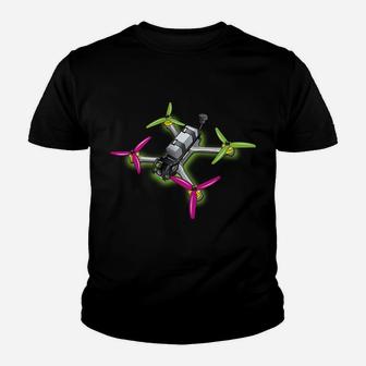 Freestyle Fpv Racing Drone Pilot Acro Quadcopter Watermelon Youth T-shirt | Crazezy