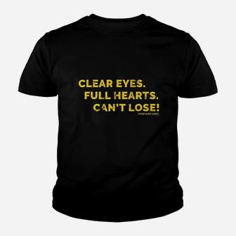 Friday Night Lights Clear Eyes Coach Taylor Youth T-shirt | Crazezy UK