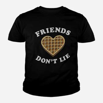 Friends Dont Lie Cute Eleven Heart Crewneck Youth T-shirt | Crazezy UK