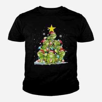 Frog Ornament Decoration Christmas Tree Tee Xmas Gifts Sweatshirt Youth T-shirt | Crazezy