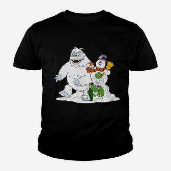 Frosty Bumble And Sam The Snowmen Youth T-shirt - Monsterry CA