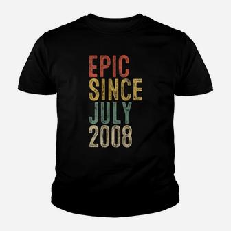 Fun Epic Since July 2008 12Th Birthday Gift 12 Year Old Youth T-shirt | Crazezy AU