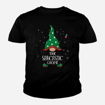 Fun Sarcastic Gnome Group Matching Family Costume Christmas Youth T-shirt | Crazezy