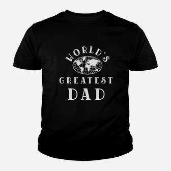 Fun Worlds Greatest Dad Youth T-shirt | Crazezy DE